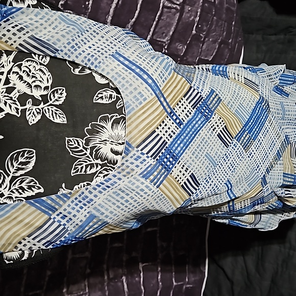 Signature by Robbie Bee Ruffle bottom sleeveless Midi Dress size 12 CLEARANCE - Picture 2 of 7